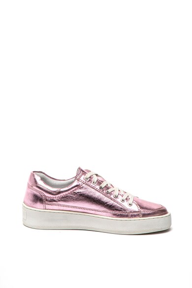 Free People Pantofi sport flatform, de piele Letterman Femei