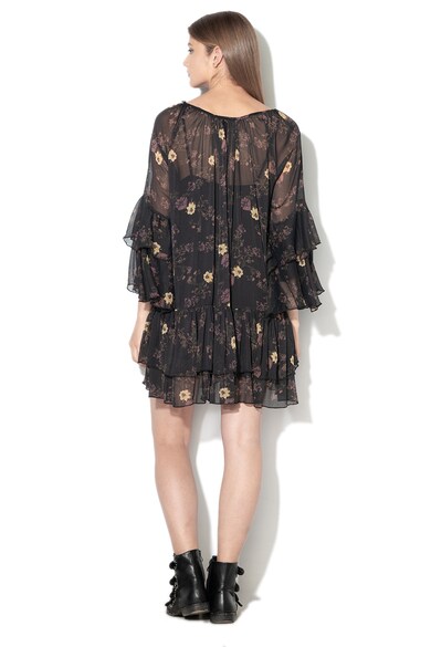 Free People Rochie mini de sifon, cu imprimeu floral Femei