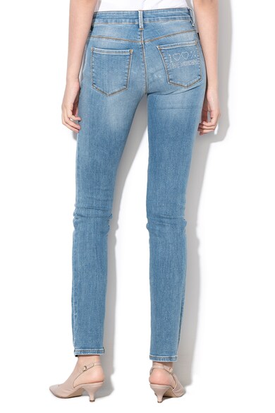 Love Moschino Skinny fit farmernadrág strasszkövekkel női