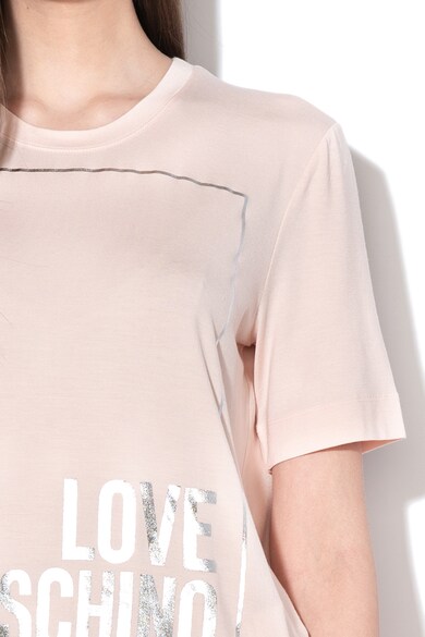 Love Moschino Тениска с лого Жени