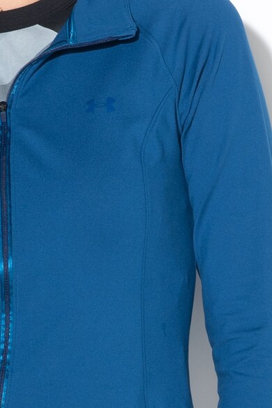 Under Armour Bluza sport cambrata cu fermoar, pentru fitness Zinger Femei