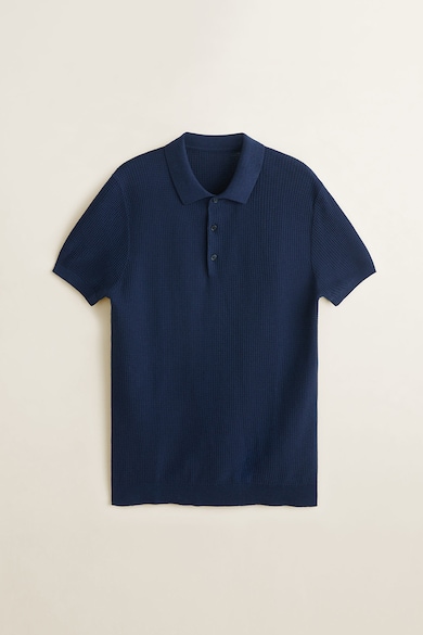 Mango Tricou polo tricotat Cas Barbati