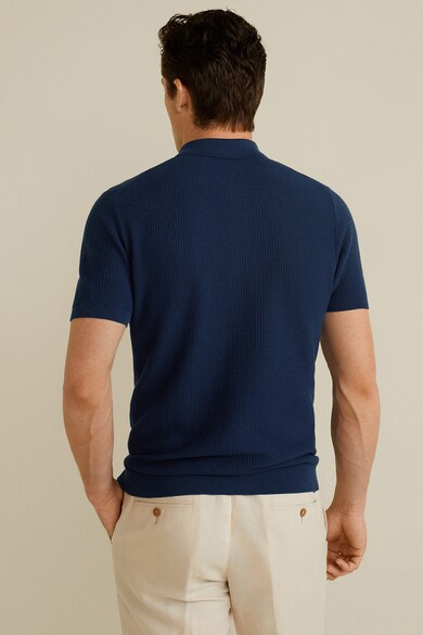 Mango Tricou polo tricotat Cas Barbati