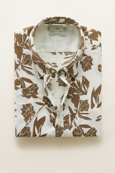 Mango Флорална риза със стандартна кройка Мъже