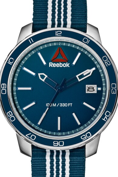 Reebok Ceas analog cu o curea in dungi Barbati