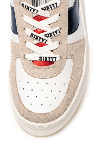 sixtyseven Pantofi sport flatform cu insertii de piele intoarsa Femei