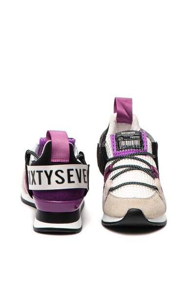 sixtyseven Sneaker nyersbőr részletekkel és hálós anyagbetétekkel női