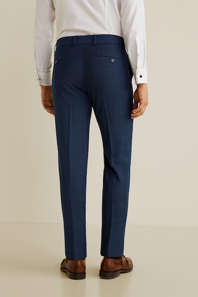 Mango Pantaloni eleganti cu carouri Brasilia Barbati