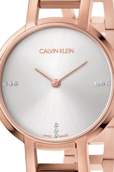 CALVIN KLEIN Ceas analog decorat cu diamante Femei