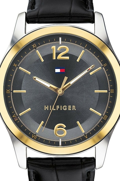 Tommy Hilfiger Ceas cu o curea de piele Barbati