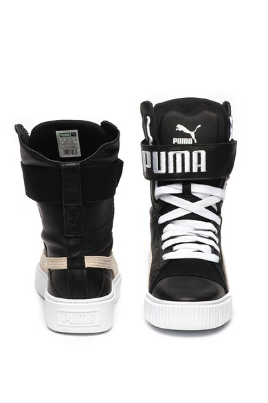 Puma Pantofi sport inalti de piele cu garnituri de piele intoarsa Femei