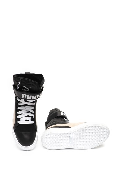Puma Спортни обувки от кожа с велур Жени