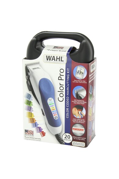 Wahl Aparat de tuns  ColorPro, 3 - 25 mm, Lame otel, Autoascutire, Alb/Albastru Barbati