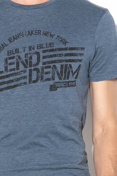 BLEND Tricou slim fit cu imprimeu text Barbati