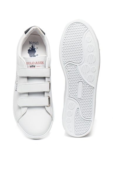 U.S. Polo Assn. Pantofi sport de piele ecologica cu velcro Singer Barbati