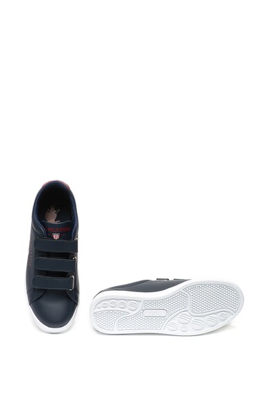 U.S. Polo Assn. Pantofi sport de piele ecologica, cu velcro Femei