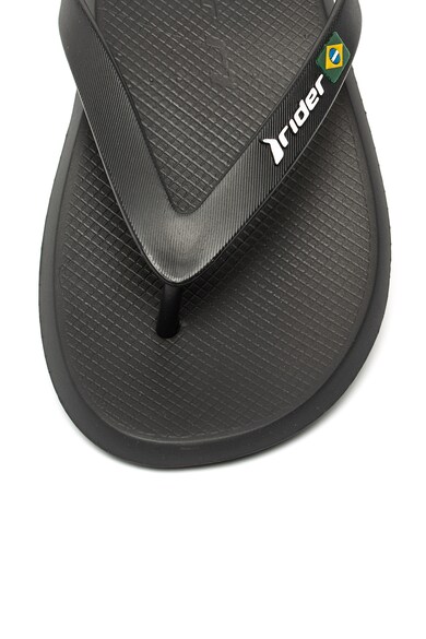 Rider Papuci flip-flop de cauciuc cu logo in relief Barbati