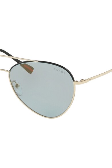 Prada Ochelari de soare aviator cu logo stantat Barbati