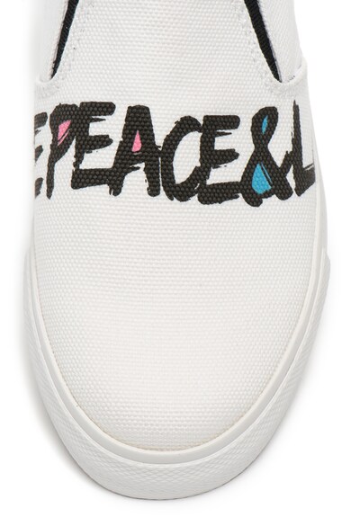 Love Moschino Pantofi sport slip-on cu imprimeu logo Femei