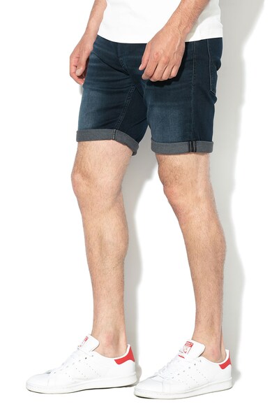 Jack & Jones Jack & Jones, Pantaloni scurti din denim cu snur pentru ajustare Rick Barbati