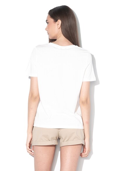 Vero Moda Tricou din bumbac organic cu imprimeu text Positive Olly Femei