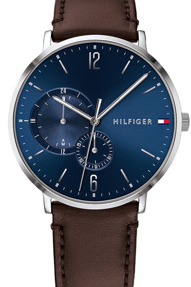 Tommy Hilfiger Ceas cu o curea de piele Barbati