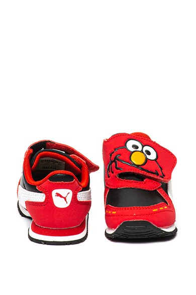 Puma Спортни обувки Cabana Racer Sesame Elmo с велкро Момичета