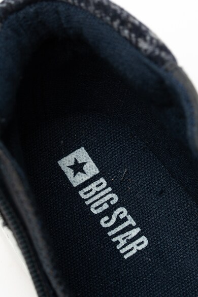 Big Star Pantofi sport mid-high cu insertii de material textil Baieti