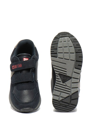 Big Star Pantofi sport de piele ecologica, cu velcro Fete