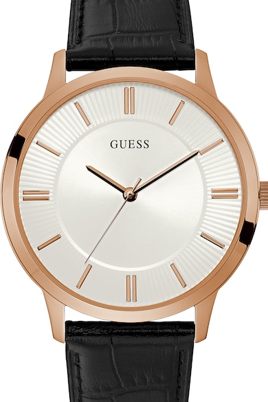 GUESS Ceas analog cu o curea cu model crocodil Barbati