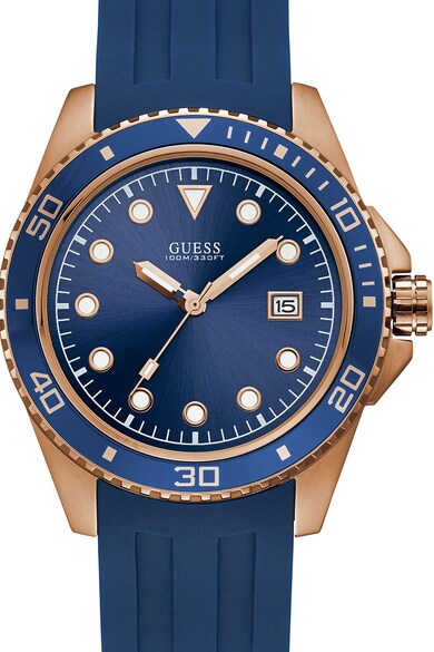 GUESS Ceas analog cu o curea de silicon Barbati