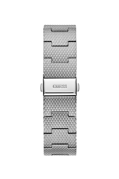 GUESS Ceas cu functii multiple si bratara metalica cu aspect plasa Barbati