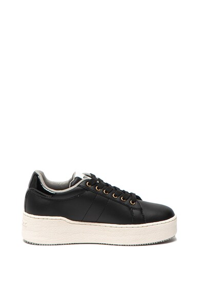 Blauer Madeline flatform bőr sneaker csillámos részletekkel női