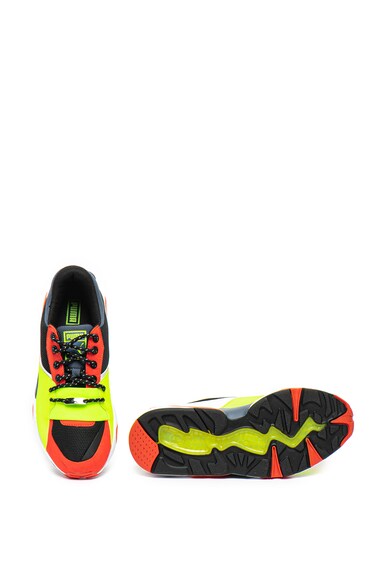 Puma Pantofi sport de piele ecologica si material textil R698 Party Femei