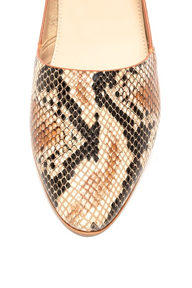 Aldo Balerini de piele, cu animal print Blanchette Femei