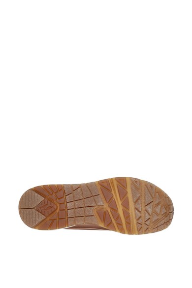 Skechers Pantofi sport de piele ecologica, cu aspect perforat Rose Bold Femei