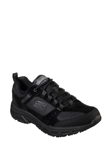 Skechers Oak Canyon Relaxed Fit® nyersbőr sneaker textilbetétekkel férfi