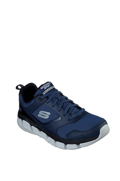 Skechers Pantofi sport din piele cu garnituri din material textil Skech-Flex 3.0-Whiteshore Barbati