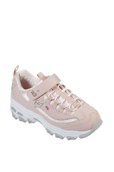 Skechers D'Lites sneaker virágmintás hímzéssel Lány