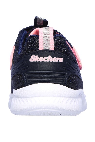 Skechers Pantofi sport cu aspect stralucitor Comfy Flex 2.0, Bleumarin/Roz Fete