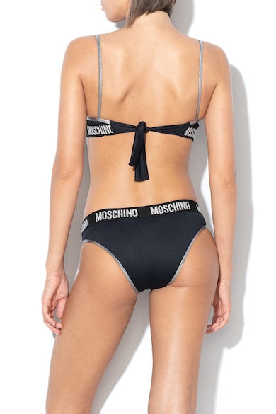 Moschino Sutien de baie cu banda logo in talie Femei