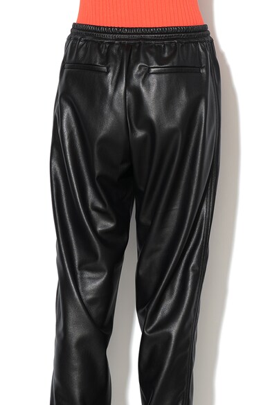 Sportmax Code Pantaloni conici de piele ecologica cu snur Sospiro Femei