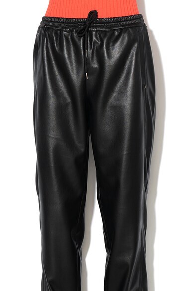 Sportmax Code Pantaloni conici de piele ecologica cu snur Sospiro Femei