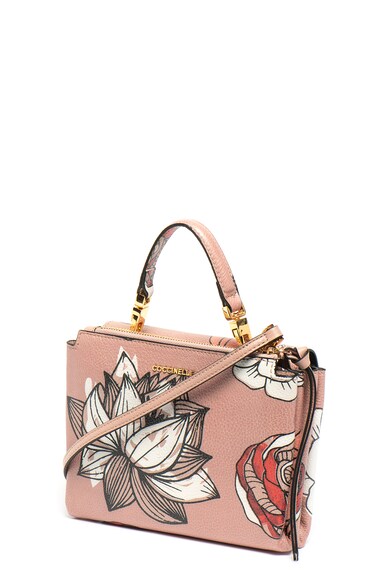 COCCINELLE Geanta crossbody de piele, cu model floral Femei