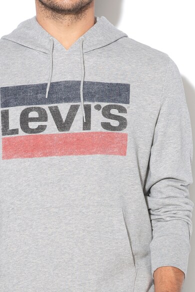 Levi's Logómintás kapucnis pulóver kenguruzsebbel férfi