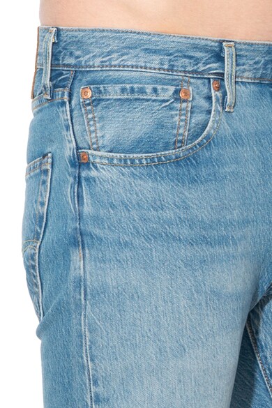 Levi's Blugi skinny cu detalii cu aspect deteriorat 501® Barbati