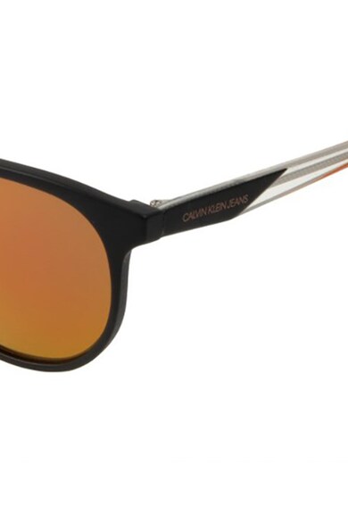 CALVIN KLEIN JEANS Ochelari de soare rotunzi unisex, cu lentile in degrade Femei