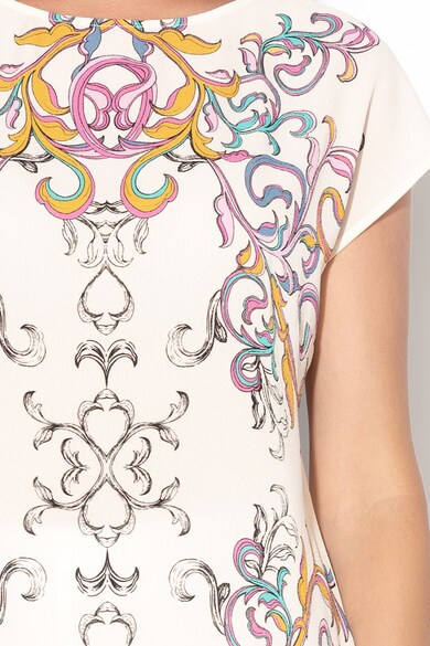 Sisley Versailles mintás lágy esésű laza fazonú felső női