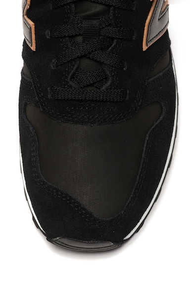 New Balance 373 nyersbőr sneaker bőr részletekkel férfi