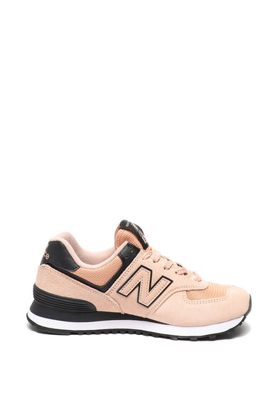 New Balance Pantofi sport de piele intoarsa cu insertii de plasa 574 Femei